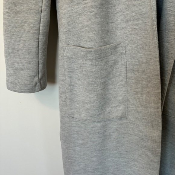 Dynamite Long Blazer Style Coat With Pockets Gray XS - Picture 3 of 11